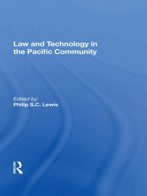 cover image of Law and Technology In the Pacific Community